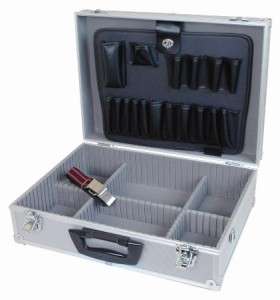   Aluminum Tool Briefcase Durable Tough Lockable Equipment Carrying Case