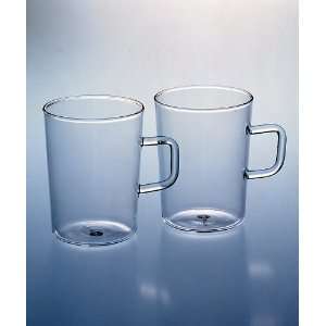 Jenaer Glas Teeglas konisch mit Henkel, ohne Dekor   0,22 l  