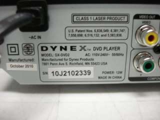 Dynex DX DVD2 Progressive Scan DVD Players  