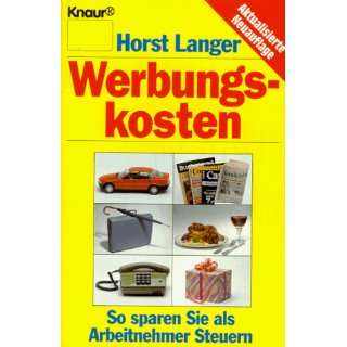 Werbungskosten  Horst Langer Bücher