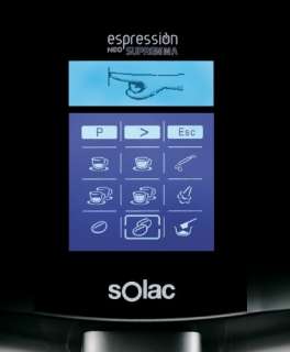 Solac CA4816 Kaffeevollautomat Neo Espression Supremma schwarz 