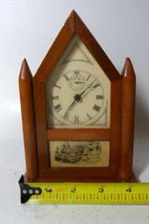 Burroughs Company Gothic Steeple Clock #49  