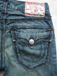 NWT True Religion billy giant big T jeans Calvary Dark  