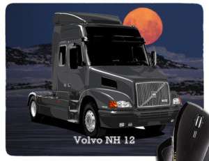 Mauspad / Mousepad LKW Motiv Volvo NH 12 Truck schwarz  