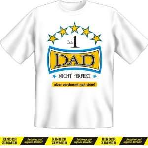 Sprüche Shirt Papa Vater Familie Nr. 1 DAD (T Shirt) inkl 