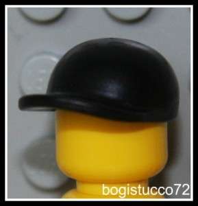 Lego Black Baseball Cap ★ City Minifigure Hat Curve NEW  