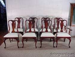 16890:Cresent Cherry Set of 8 Dining Chairs  