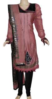 Indian VELVET WORK Designer Handmade Salwar Kameez Suit  