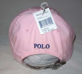   Polo Ralph Lauren Casquette Hat Rose Homme Neuf