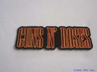 GUNS N ROSES Logo NEW Iron On PATCH Official  