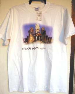 Thailand Sukhothai Temple t shirt WhiteShirt M NEW  