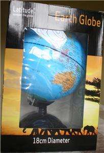 CHILDRENS EDUCATIONAL WORLD ATLAS GLOBE DESK LAMP  