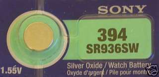 ENERGIZER 394 SR936SW SB A4 WATCH BATTERY   UK FREEPOST  