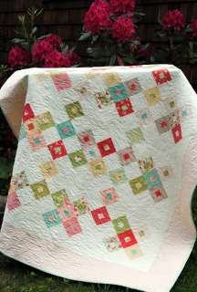 QUILT PATTERN Layer Cake or Fat Quarters Easy 2 sizes  