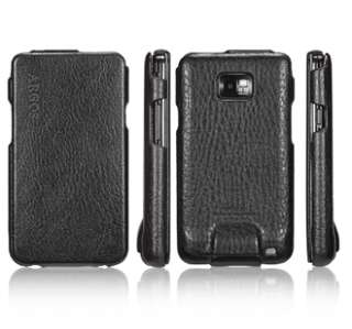 Samsung Galaxy S2(i9100) Leather Case Argos Black #7731  