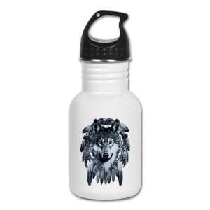  Kids Water Bottle Wolf Dreamcatcher 