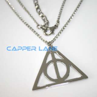 HARRY POTTER DEATHLY HALLOWS HERMIONE PENDANT NECKLACE  