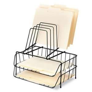  Fellowes® Wire Double Tray with File Sorter TRAY,DOUBLE,W 
