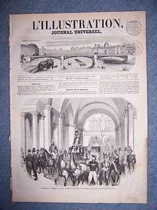   LILLUSTRATION 441 DU 9/8/1851 EXPO UNIVERSELLE LONDRES VASES 