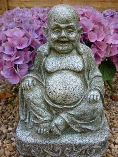 This stunning Buddha is made from poly resin and finished with a 