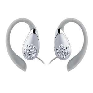  iLuv i84SIL Crystal Ear Clips (Silver) Electronics