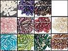 50 grams Luster Glass Bead Mix Mixed Shapes *Many Colors Available