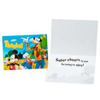 Halloween Costumes Disney Mickeys Clubhouse Thank You Cards (8 count)