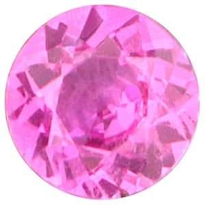  1.31 Carat Loose Pink Sapphire Round Cut Jewelry