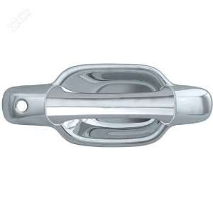   Chrome Door Handle Cover With Passenger Side Keyhole   Pack Of 4