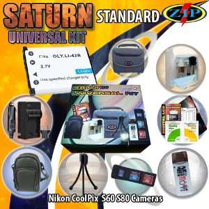  Camera Bag, Leatherette Case, 1 EN EL10 1000 mAh Battery, Mini 