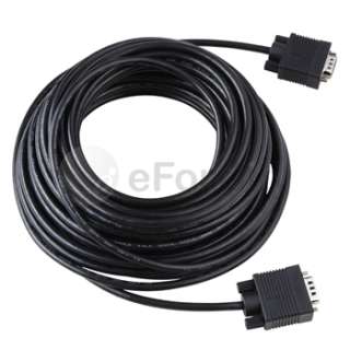   50 Feet HDDB 15 Pin VGA Extension Male to Male M/M Cable Cord  