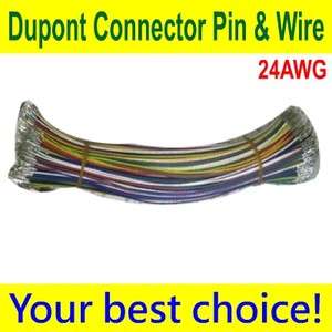 10 pcs Dupont Connector Pin & Wire 24AWG 25cm Long Good Quality Easy 