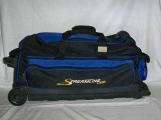 Storm Streamline 3 Ball/Triple Roller Bowling Bag   Blue/Black  