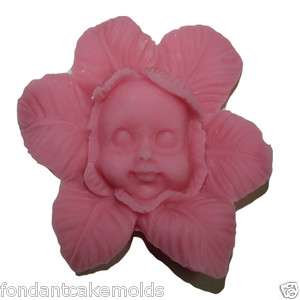 3D Silicone Molds cake baby face fondant gumpaste supply M4755  