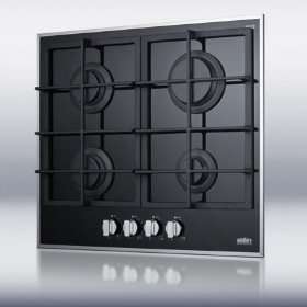  Natural Gas Cooktop With 4 Sealed Burners Continuous Cast 