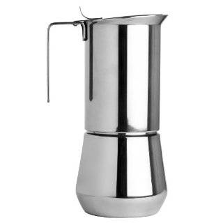 Ilsa Stainless Steel 3 Cup Stovetop Espresso Maker Ilsa Stainless 