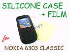   Soft Cover Case + LCD Film for Nokia 6303 Classic 6303C RQSC615