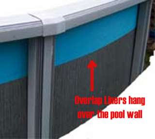 18 Overlap Above Ground Pool Liner Waterfall PRINT  