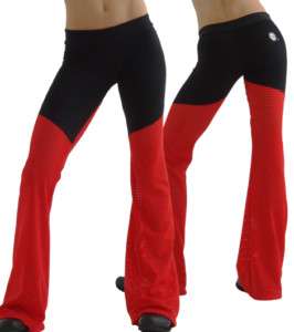 Margarita Mesh Pant Activewear NWT Supplex Yoga S M L Black Red 