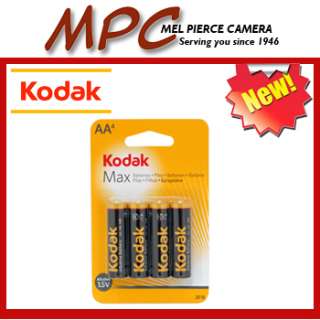 Kodak MAX Alkaline 4pk AA Batteries 1.5v / exp. 2017 041778171677 