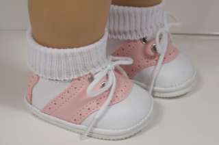 LT PINK Saddle Doll Shoes FOR American Girl Dolls♥  