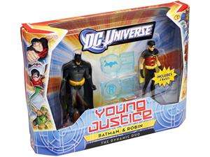   DC Universe Young Justice: Wave 1 Batman & Robin Action Figure 2 Packs