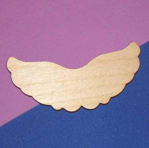 BABY ANGEL WINGS Unfinished Wood Shapes Cut Outs AW5221  