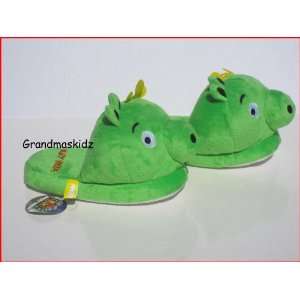  Angry Birds King Pig Green Slippers (Adult Size 