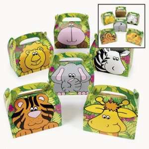  Zoo Animal Treat Boxes   Party Favor & Goody Bags & Paper 