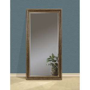  Bassett Mirror Antique Bronze Leaner Rectangular Mirror 