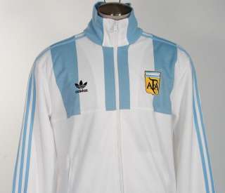 Adidas Argentina National Football Team Soccer White & Blue Track 
