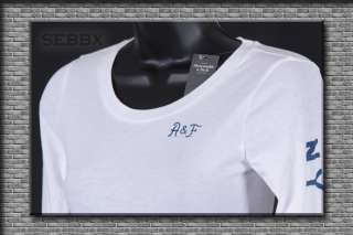 NWT Abercrombie & Fitch Womans long sleeved T Shirt Size XS or S A&F 