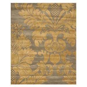 EORC OT32 Hand Tufted Wool Avalon Blue / Gold Wool Contemporary Rug 
