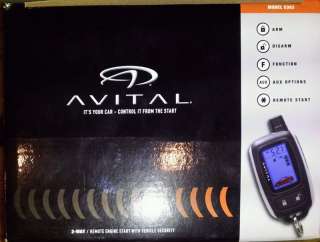 Avital 5303 2 Way Remote Start Car Alarm Pager Security DEI Viper 